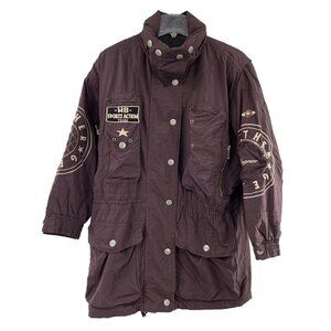 Bogner Women's Purple Jacket Parka Size 10 Oversized WinterGear